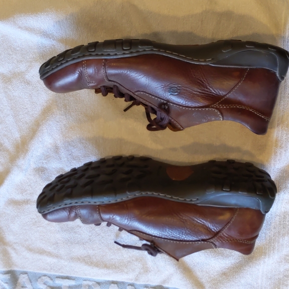 Born Men's 10.5 Brown Leather Oxfords Lace-Up Comfort Shoes M6259 CQH12 - Picture 4 of 6